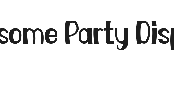 Awesome Party Display Logo