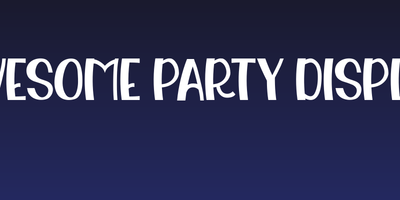 Awesome Party Display Social Header