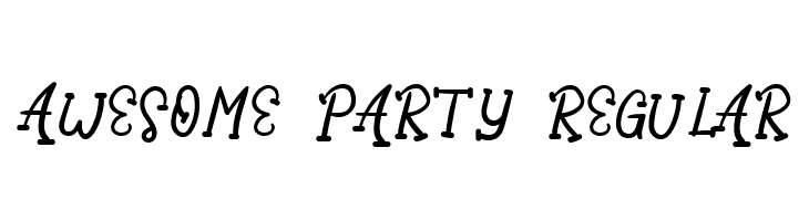Awesome Party Regular  免费字体下载