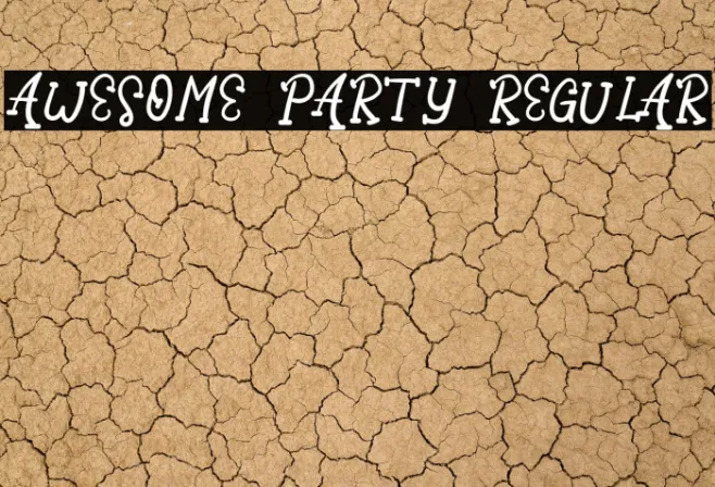 Awesome Party Regular Example 1