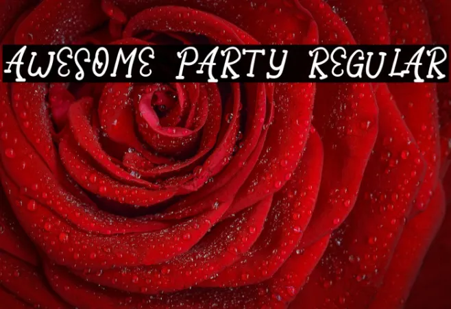 Awesome Party Regular Example 3