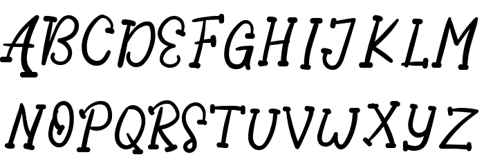 Awesome Party Regular Font LOWERCASE