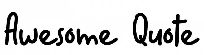 Awesome Quote  baixar fontes gratis