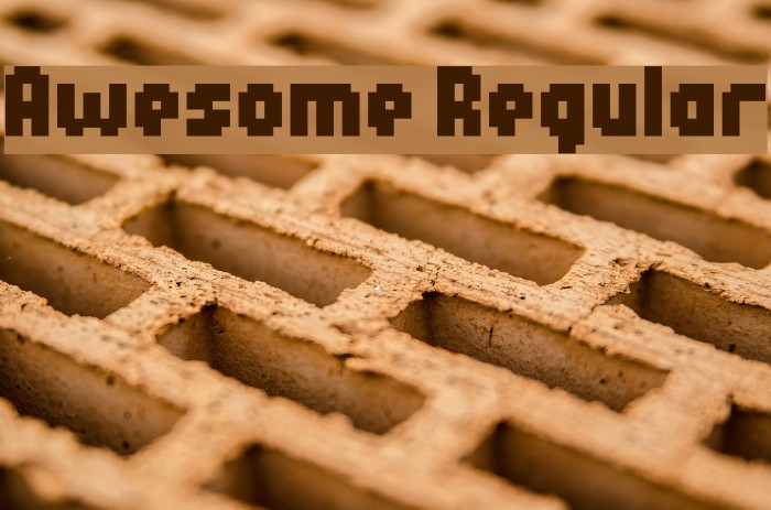 Awesome Regular Font examples