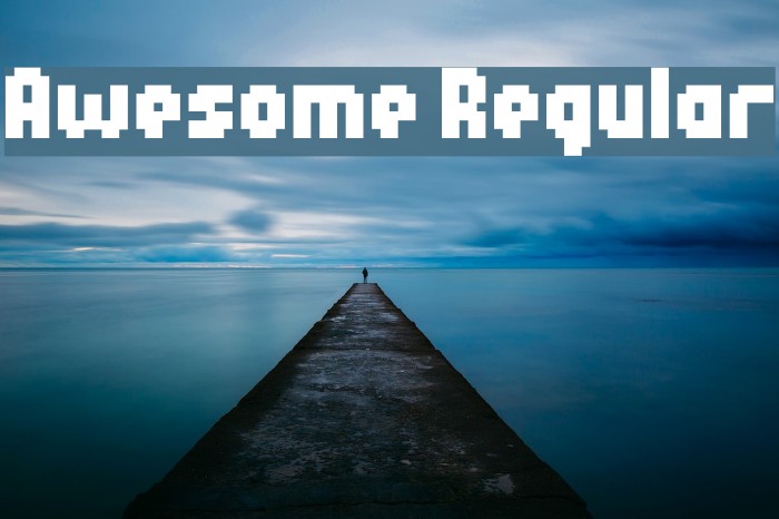 Awesome Regular Font examples