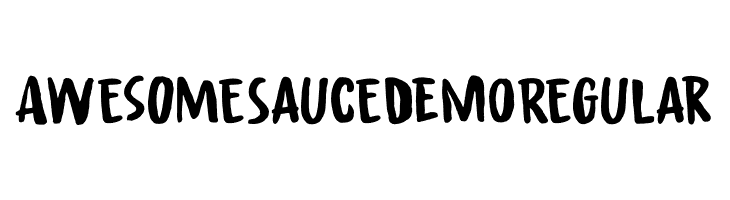 Awesome Sauce DEMO Regular  免费字体下载
