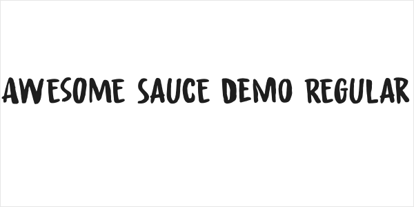 Awesome Sauce DEMO Regular Logo
