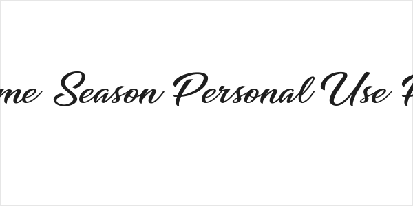 Awesome Season Personal Use Regular Logo