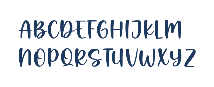 Awesome Snowflakes Uppercase