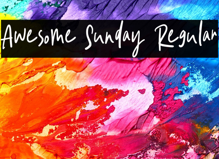 Awesome Sunday Regular Example 1