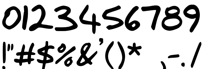Awesome as f**k Font OTHER CHARS