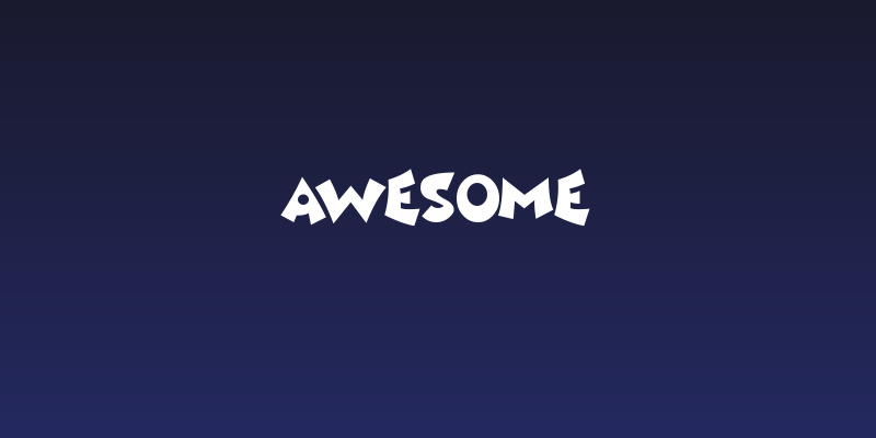 Awesome Social Header