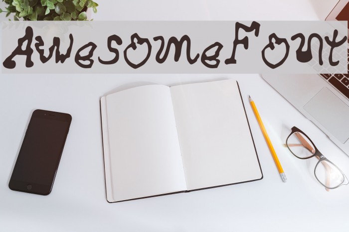 AwesomeFont Font examples