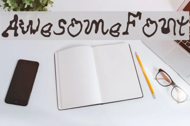 AwesomeFont Example 1