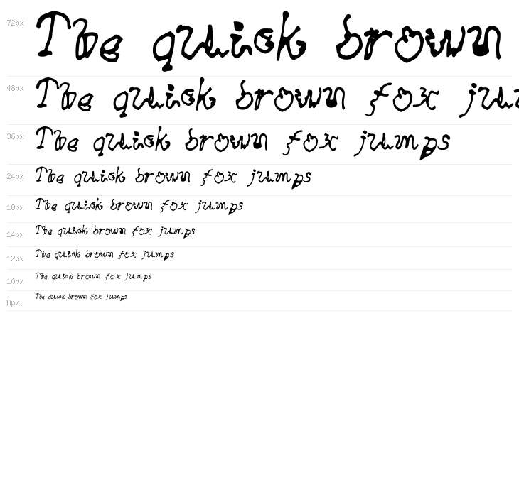 AwesomeFont Waterfall