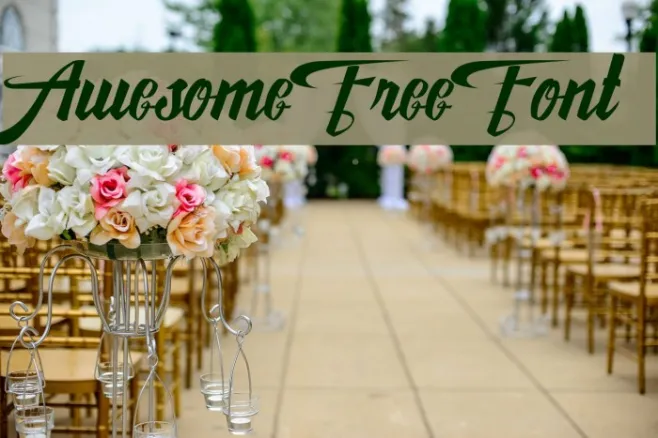 AwesomeFreeFont Example 3