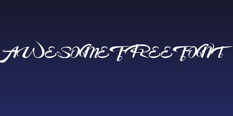 AwesomeFreeFont Social Header