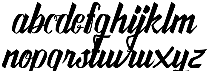 AwesomeFreeFont Font LOWERCASE