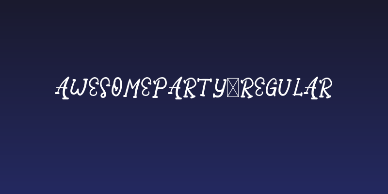 AwesomeParty-Regular Social Header