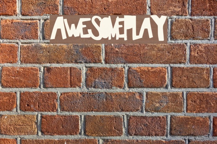 AwesomePlay Font examples