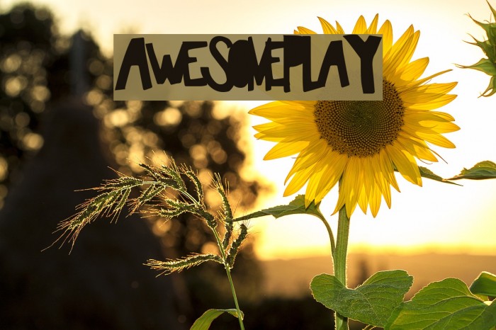 AwesomePlay Font examples