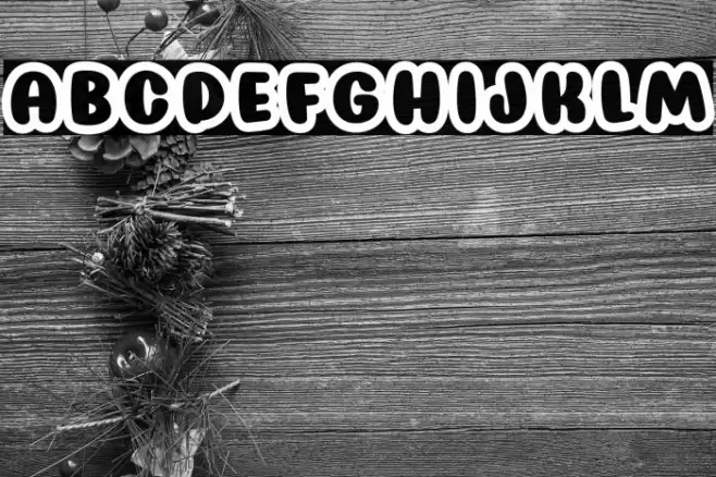 AwesomePossumDemo-Outline Font examples