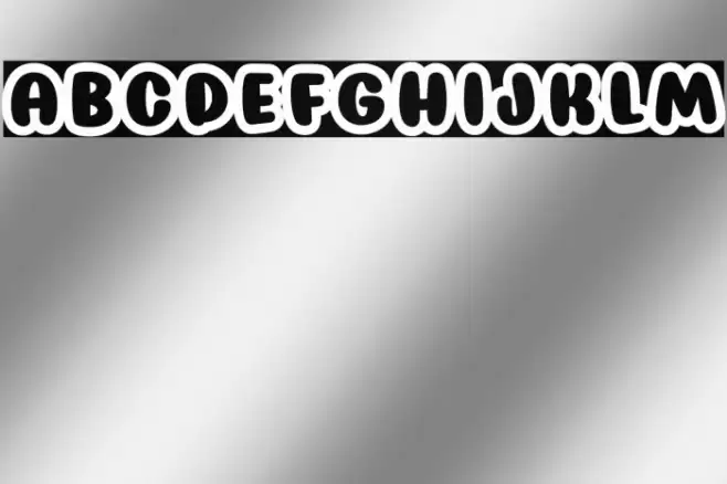 AwesomePossumDemo-Outline Font examples