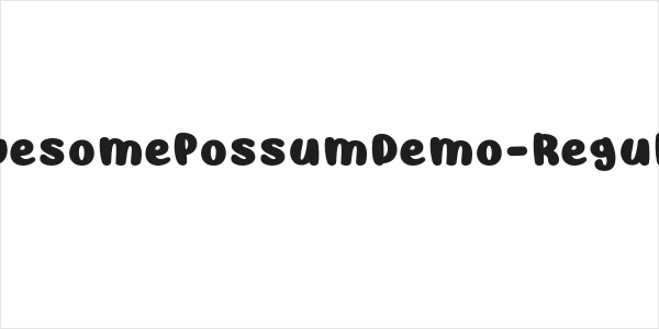 AwesomePossumDemo-Regular Logo