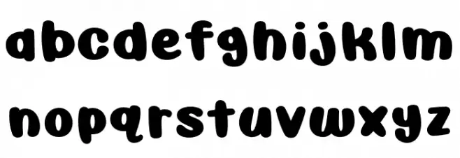AwesomePossumDemo-Regular フォント 小文字