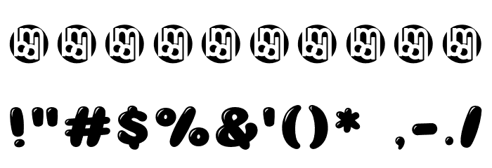 AwesomePossumDemo-Shine Font OTHER CHARS