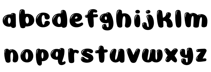 AwesomePossumDemo-Shine Font LOWERCASE