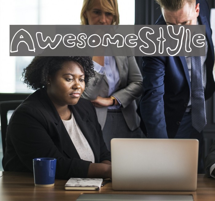 AwesomeStyle Font examples