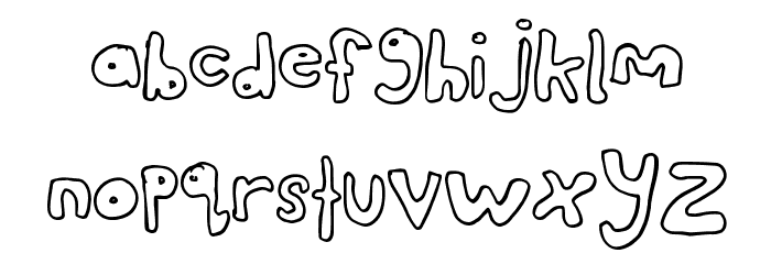 AwesomeStyle Font LOWERCASE
