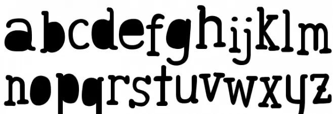 Awesome خط أحرف صغيرة