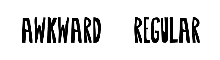 Awkward-Regular  baixar fontes gratis