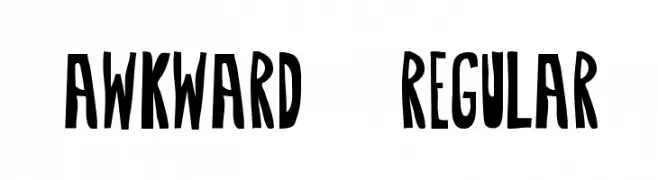 Awkward-Regular  Скачать бесплатные шрифты