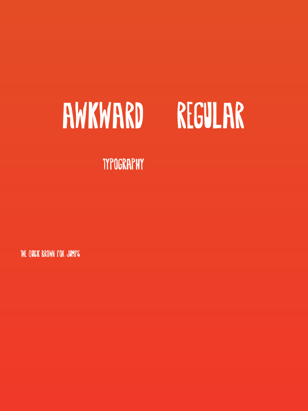 Awkward-Regular Poster