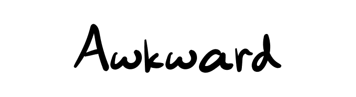 Awkward  Free Fonts Download