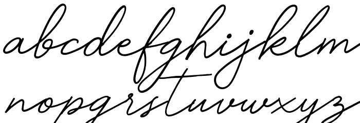 Awkward Font LOWERCASE