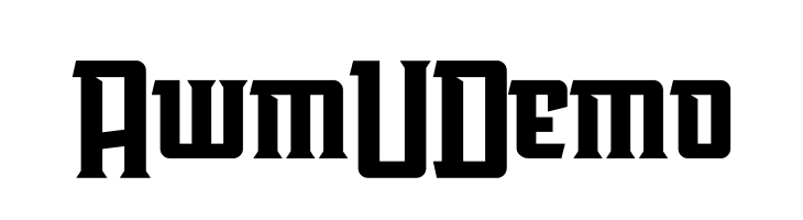 AwmU Demo  font caratteri gratis