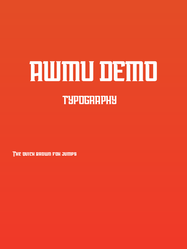AwmU Demo Poster