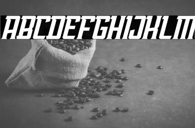 AwmU Slant Demo Font examples