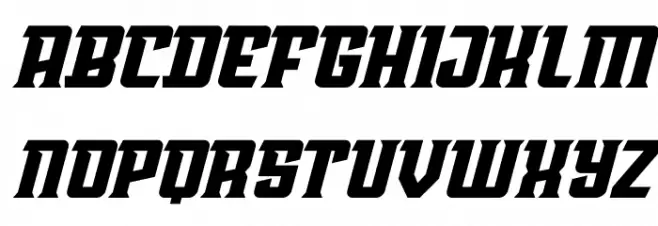 AwmU Slant Demo फ़ॉन्ट लोअरकेस