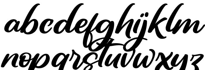 Awugh Font LOWERCASE
