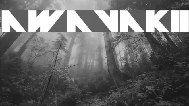 aWavakii Font examples