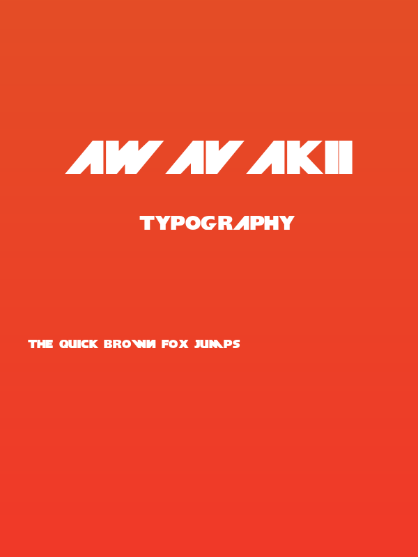 aWavakii Poster