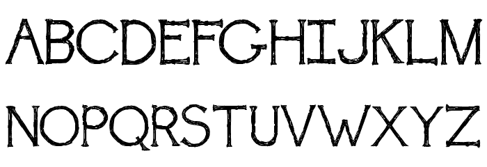 awakening Font UPPERCASE