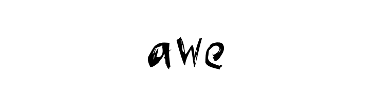 awe  font caratteri gratis