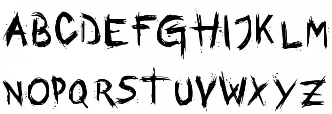 awe Schriftart Groß
