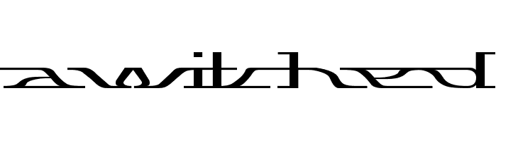 awitched  Frei Schriftart Herunterladen